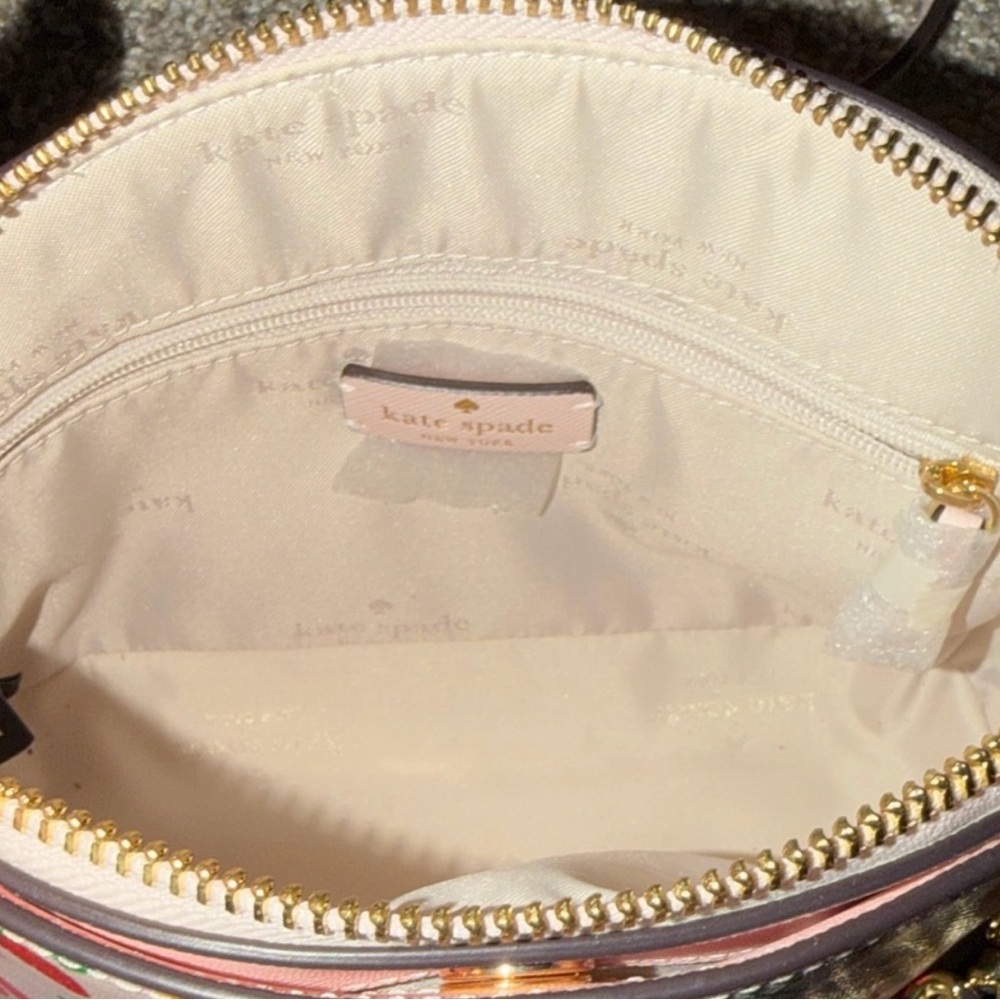 Kate Spade floral cross body bag pink and multicolor KL233 - Picture 6 of 7